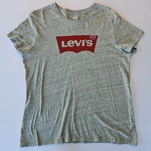 Camiseta gráfica Levi’s para mujer talla XL gris algodón - Imagen 1 de 7
