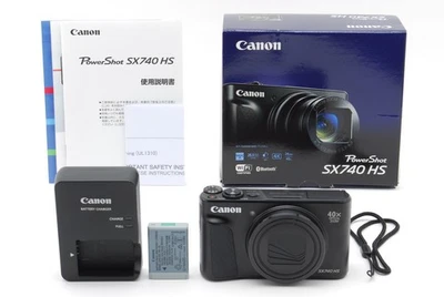 【COMO NUEVA EN CAJA】 Cámara digital compacta Canon PowerShot SX740 HS negra de 20,3 MP Foto 1 de 4
