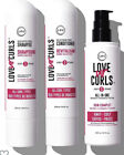 LUS Brands Love Ur Curls for Kinky-Coily Hair, 3-Step System - Shampoo and Co...