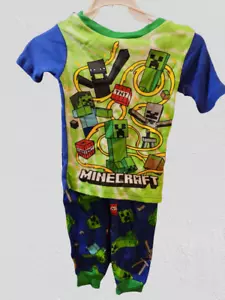 Boys Minecraft 2 Pc Pajama Set, New with tags, Sleepwear, Size 4 - Picture 1 of 1