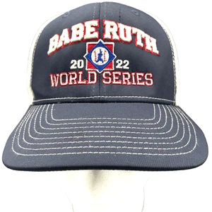 Babe Ruth 2022 World Series adjustable Baseball Cap hat Poly spandex Mesh Nice - Picture 1 of 15