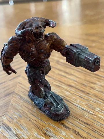 Doom Reaper Miniatures Pewter In Color Cyber Demon 1996 Video Game Merchandise Cover