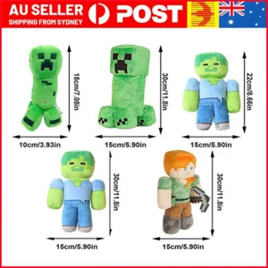Minecraft Plush Doll Soft Creative Gift Stuffed Toy For Boys And Girls Gifts AU~ - Picture 1 of 46
