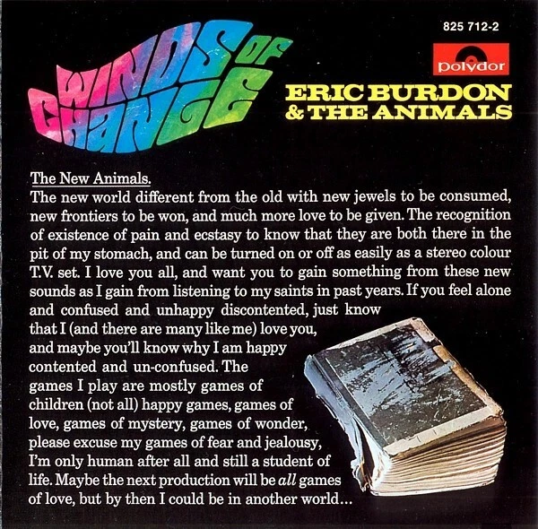 Eric Burdon & The Animals – Winds Of Change / Polydor Records CD – 825 712-2 - Bild 1 von 1