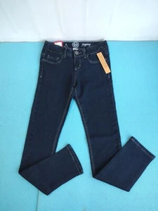 So Jegging Girl's Pull On Blue Skinny Stretch Denim Adjustable Waist Size 8 - Picture 1 of 5