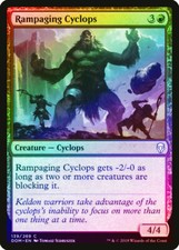 MTG - Rampaging Cyclops - 139/269 - DOMINARIA  - FOIL - New