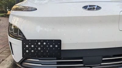 前保险杠拖钩车牌支架适用于现代科纳 EV 2019 - 2023 全新 — 第 1/4 张图片