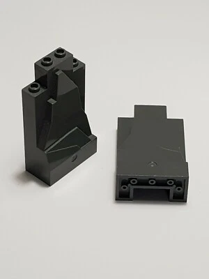 2x Lego® Classic Stein Fels Wand 57512 dunkelgrau 54782 City 33458 Technic - Bild 1 von 2