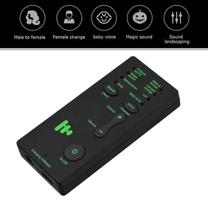 M1 Mini Multi Sound Card Changes Voice Changer Device For Phone/Computer W4X4 - Afbeelding 1 van 10