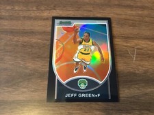 2007 Bowman Draft Picks & Stars Chrome Black Refractor #/199 Jeff Green RC