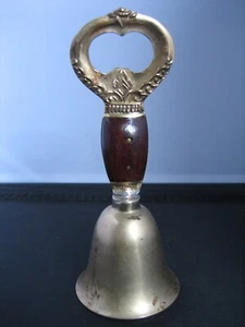 Vintage hand made brass dinner bell and bottle opener - Picture 1 of 6
