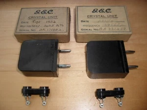 GEC Quartz Crystal Unit - 2625 kHz and 3750 kHz - Boxed - Zdjęcie 1 z 6