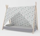 Cot TIPI 160x80 cm house bed wooden bed Indian with mattress & slatted frame