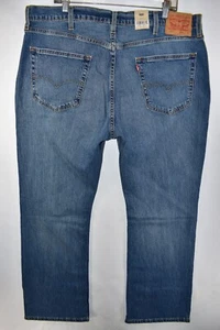 Neu Levi's 527 Slim Bootcut Boot Cut Eco Ease Stretch blau Herrenjeans Größe 40 x 30 - Bild 1 von 10