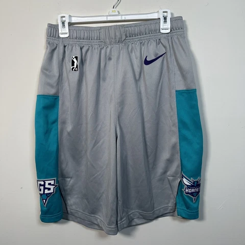 Greensboro Swarm NBA G League Team Issued Nike Shorts Hornets Gray Mens 44 + 1 L Cover