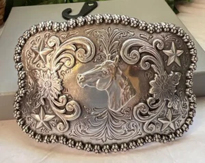 Nocona Horse Head Western Belt Buckle HORSE - Picture 1 of 6