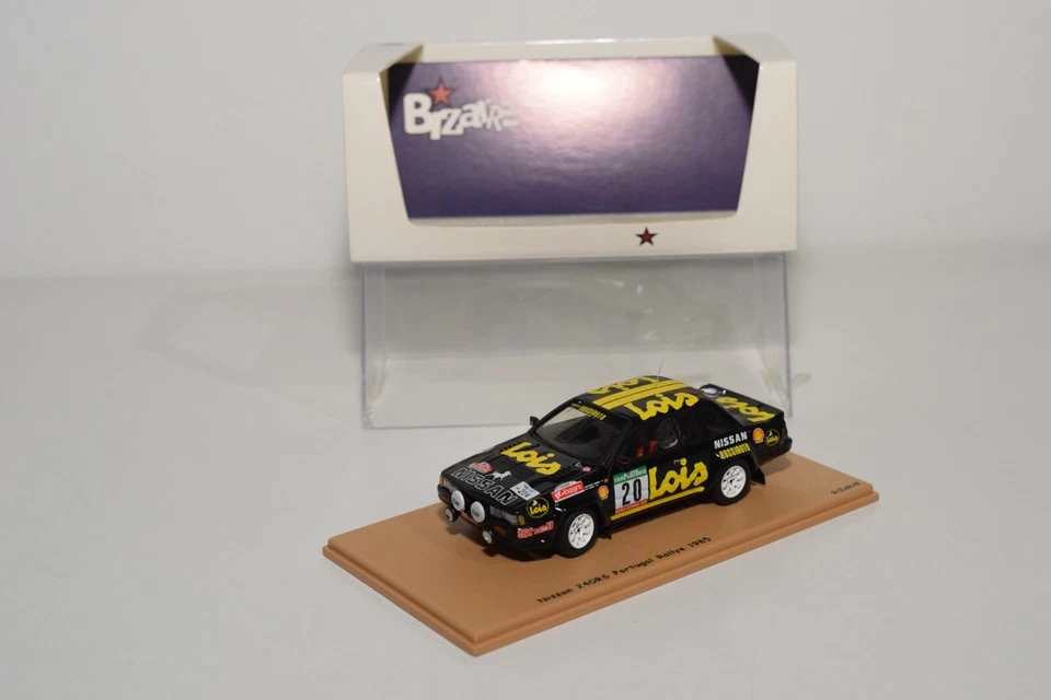 B7 1:43 BIZZARRA BZ332 NISSAN 240RS 240 RS LOIS PORTUGAL RALLYE 1985 MIB - Immagine 1 di 4