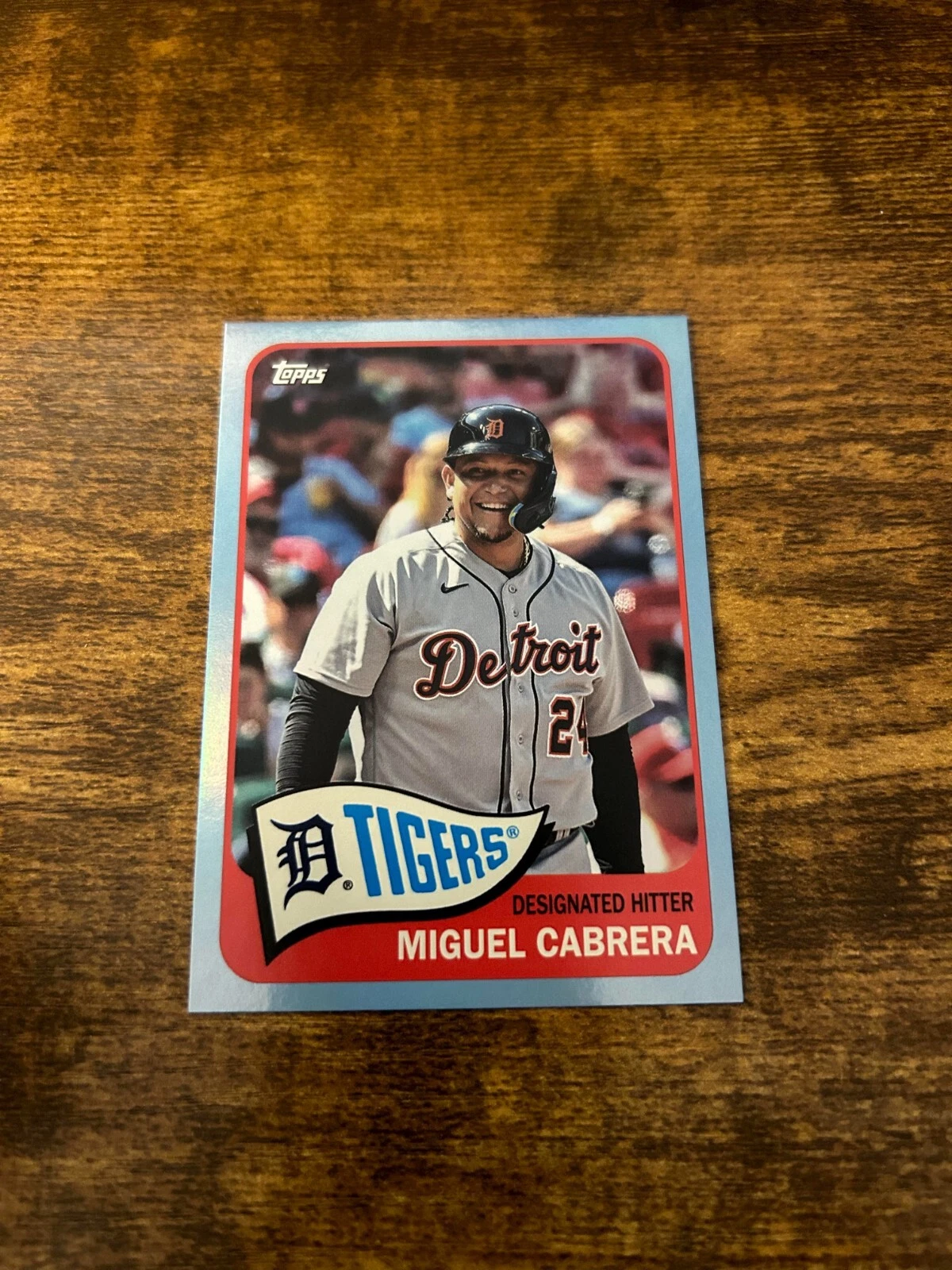 MIGUEL CABRERA #/25 BLUE Foil 2023 Topps Archives Baseball #126 Detroit Tigers