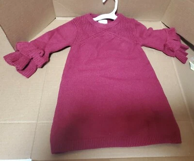 New with Tags Oshkosh Girls Toddler Berry Sweater Dress  - Image 1 of 2
