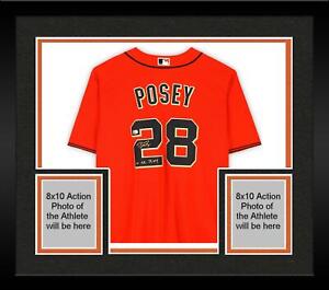 FRMD Buster Posey San Francisco Giants Signed Replica Jersey with "10 ROY" Insc