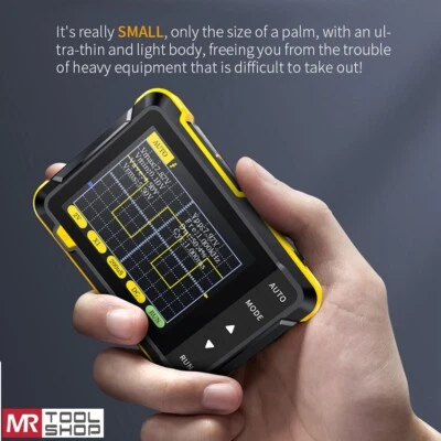 FNIRSI Mini Handheld Oscilloscope Digital 200KHz Analog Bandwidth 2.5MS/s DSO152 - Image 1 of 4