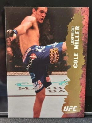 Cole Miller #58 2009 Topps UFC Round 2 Thick Gold Parallel - Image 1 of 2