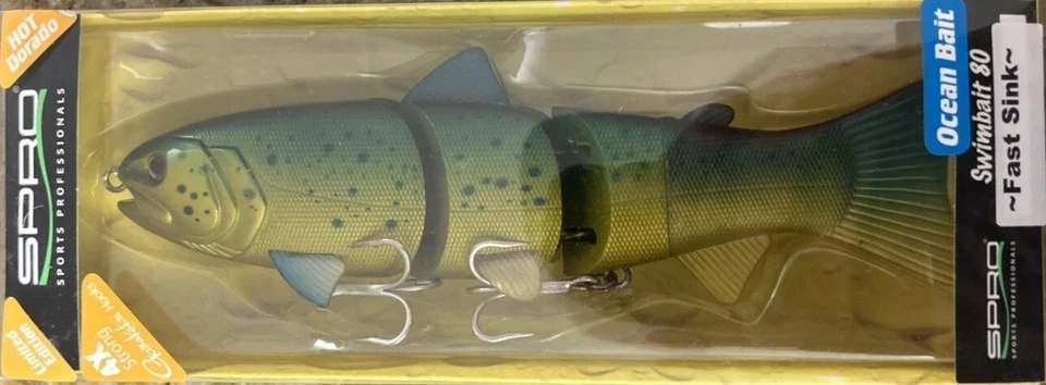 SPRO Jointed Swimbait 8" HOT DORADO Fast Sinking *FREE SHIPPING!* - Image 1 of 2