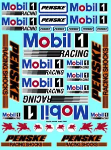 CLEAR VINYL # Sticker Sheet-R/C MODEL Decal 1/24-1/16 Scale DIECUT--ORANGE - Picture 1 of 12