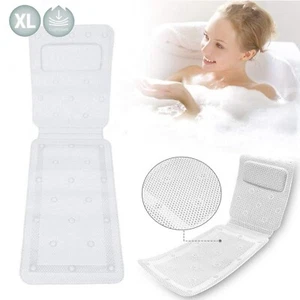 Bath Mat With Pillow Luxury Bath Pillow Cushioned Spa Bath Pillow Baby Bath - Picture 1 of 3