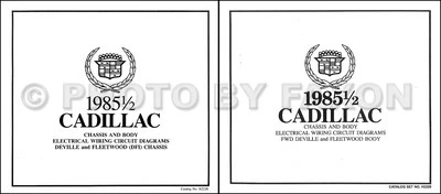 1985.5 Cadillac Fwd Deville E Fleetwood Gas Foldout Diagramma Cablaggi Elettrico - Immagine 1 di 2