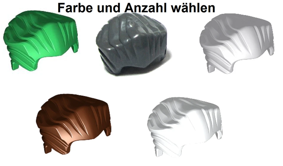 LEGO Männerhaare für Minifiguren Joker Count Dooku, 64798 Farbe und Menge wählen - Bild 1 von 1