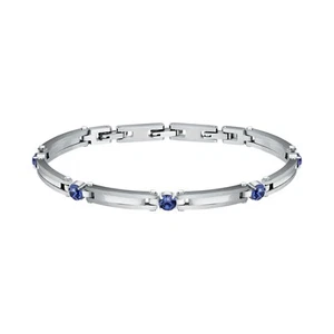 Bracciale MORELLATO uomo Motown acciaio / pietre blu SABH24 - Imagen 1 de 8