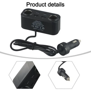 100W Autoladegerät Digital Voltmeter Autoladegerät In-Car Charging High Power - Zdjęcie 1 z 12
