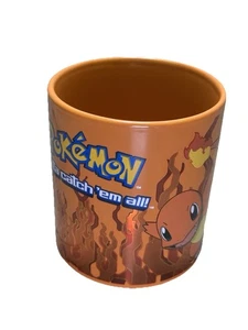 Pokémon Charmander Orange Foliendruck Keramik Kaffeebecher | Fasst 20 Unzen - Bild 1 von 6