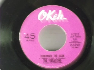 The Vibrations,Okeh7311,"Remember The Rain",US,7"45,1968 Northern Soul, Mint - Image 1 of 2