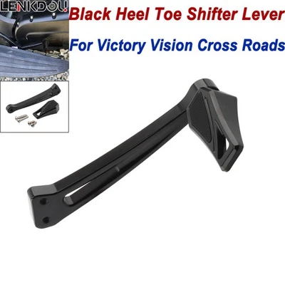 Palanca de cambios izquierda para Victory Vision Cross Country Roads negro brillante talón puntera Foto 1 de 4