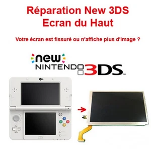 Ecran LCD supérieur (haut) de remplacement pour Nintendo New 3DS - Picture 1 of 3
