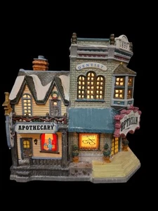 Lemax Christmas Dr Baxter's Optician Dentist Apothecary Village House READ - Picture 1 of 13