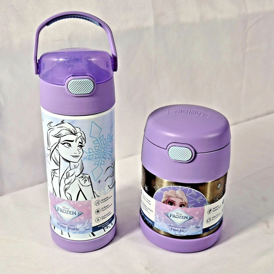 Disney Termo Congelado Funtainer Juego de Botella de Agua y Tarro de Comida de Acero Inoxidable Foto 1 de 4