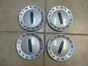 2000 2001 2002 2003 2004 2005 2006 LINCOLN LS 4 PC WHEEL CENTER CAPS 3W431A096AB - Picture 1 of 3