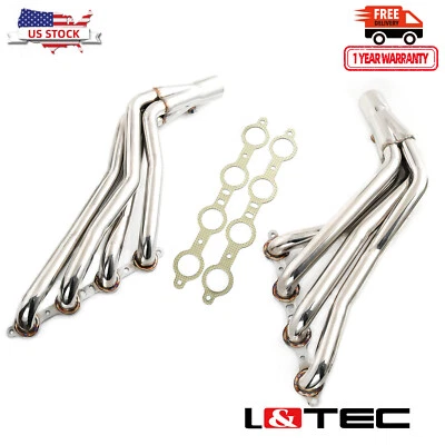 L&TEC LS Troca Cabeçalho de Tubo Longo 1-3/4" para Chevy Pontiac Buick LS1 LS2 LS3 LS6 LS - Imagem 1 de 4