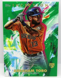 Topps 2020 Inception Green Parallel Abraham Toro Astros RC Rookie Card #7