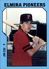 1985 Elmira Pioneers TCMA #5 Jim Cox Harrisburg Ohio OH Baseball Card