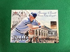 2001 Fleer Premium Decades of Excellence #35 George Brett Kansas City Royals