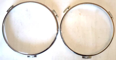 2x FARO Anillo de retención CROMO LADA 2101 URSR Anillo de retención del faro Foto 1 de 4