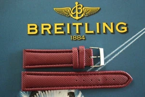 20MM BURG. WATERPROOF SUBAQUA DIVERS WATCH BAND WATCHBAND STRAP FOR BREITLING BG - Picture 1 of 3
