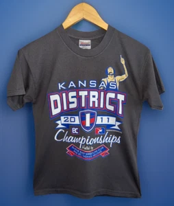 Wrestling Kansas District 1 Championships 2011 Tshirt Olathe East Club - L 14/16 - Picture 1 of 8