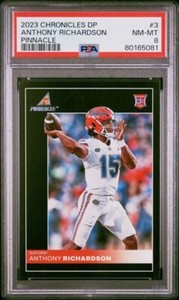 2023 PANINI CHRONICLES DRAFT PICKS PINNACLE #3 ANTHONY RICHARDSON NM-MT 8