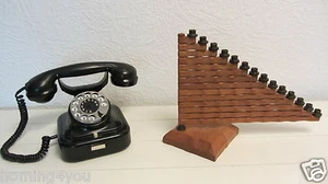 Kerzenständer Kerzenhalter Holz / Messing 14 flammig klappbar schwenkbar - Bild 1 von 8