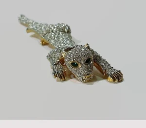 Alfiler tigre QVC con cristales - Imagen 1 de 4
